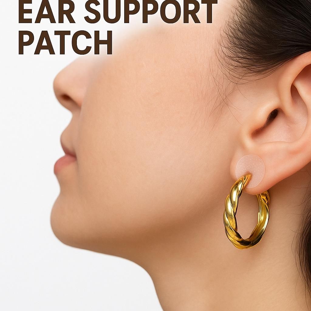 Premium Earlobe Support Patches (100 PCS)  ⭐⭐⭐⭐⭐ 3.8