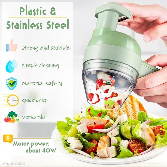 SliceSmart Pro - 4-in-1 Electric Vegetable Chopper  ⭐⭐⭐⭐⭐ 4.0